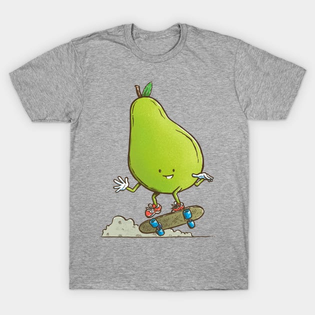 The Pear Skater T-Shirt by nickv47